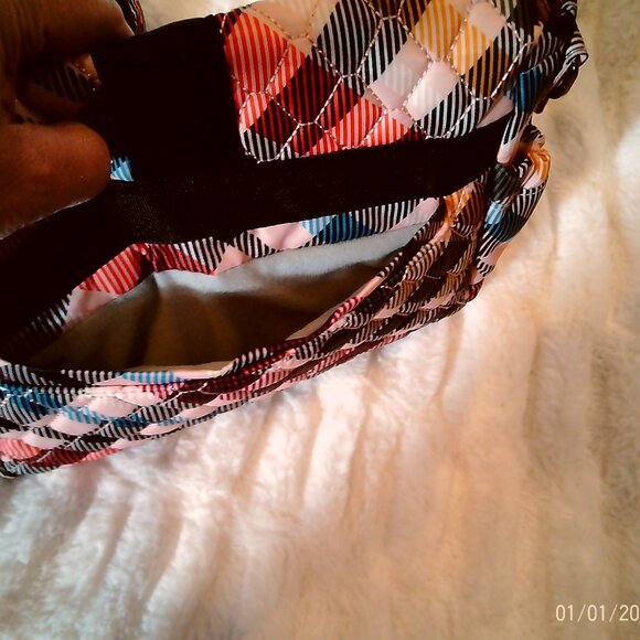 Lug Pink Plaid Harness Crossbody Bag in Pristine Pre-owned Condition - Picture 4 of 7